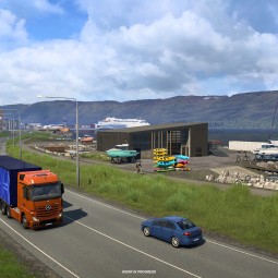 Новые скриншоты из будущего DLC Исландия для Euro Truck Simulator 2 - Акурейри
Новые скриншоты из будущего DLC Исландия для Euro Truck Simulator 2 - Акурейри