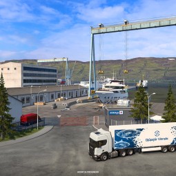 Новые скриншоты из будущего DLC Исландия для Euro Truck Simulator 2 - Акурейри
Новые скриншоты из будущего DLC Исландия для Euro Truck Simulator 2 - Акурейри