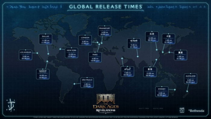 
                id Software сообщила точное время выхода дополнения Revelations для DOOM: The Dark Ages
              